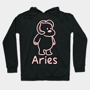 Aries Bear Cute 1 Hoodie